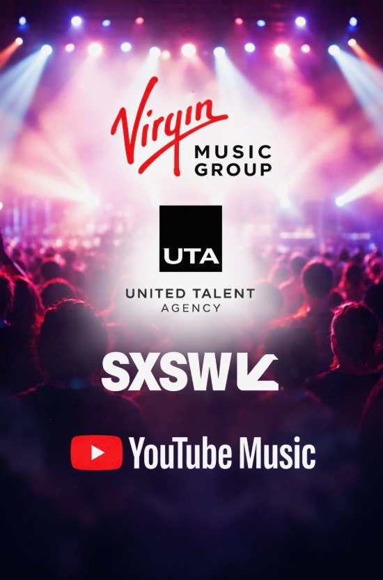 Virgin Music Group, UTA, SXSW, and YouTube Music